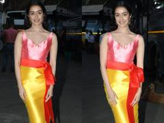 Shraddha Kapoor Photos: सिल्क की डीपनेक ड्रेस पहने पैपराजी को पोज देती दिखीं श्रद्धा कपूर, क्यूनेट पर फिदा हुए फैंस
