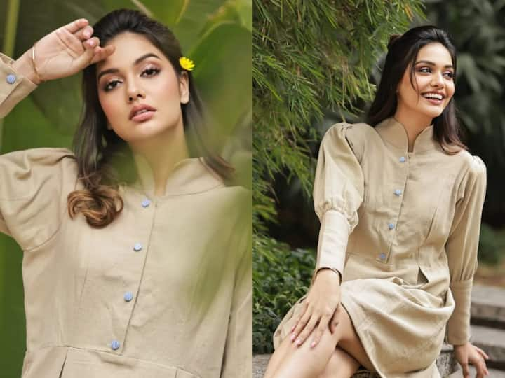 Divya Agarwal is known for her sense of fashion and styling and she recently dropped a series of pictures on Instagram in a beige outfit.