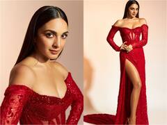 Kiara Advani's Red Slit Gown Is A Show-stopper At The Red Carpet - SEE PICS