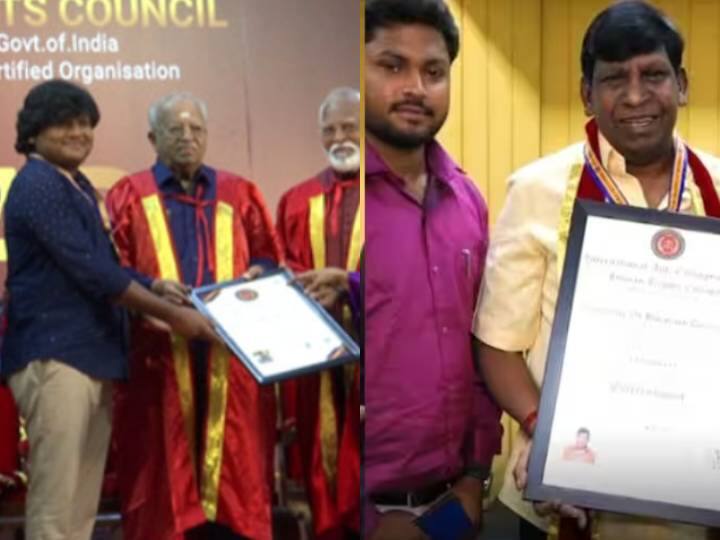 Actor Vadivelu and other celebrities were given fake doctorate award நடிகர் வடிவேலு உள்ளிட்ட பிரபலங்களுக்கு வழங்கப்பட்டது போலி டாக்டர் பட்டமா? - வெடித்தது புதிய சர்ச்சை...