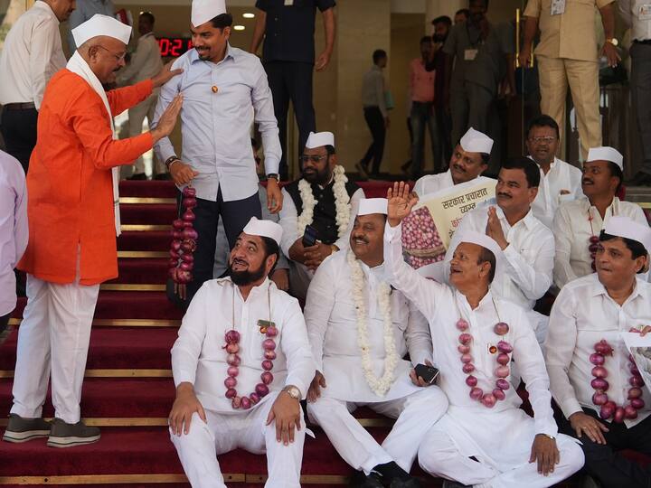 The Maharashtra assembly was suspended for the day today after an uproar by Opposition members over plummeting onion prices. (Image Source: PTI)