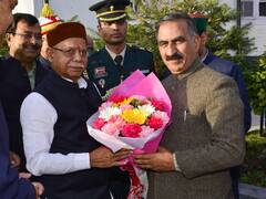 राज्यपाल शिव प्रताप शुक्ला से मिलने पहुंचे सीएम सुक्खू, जानिए कैसी है अभी उनकी तबीयत