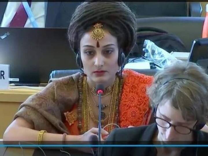 United States of Kailasa Attends UN Meet in Geneva Claims Nithyananda Sharing Photo of Massive Women Representation United States of Kailasa: ఐక్యరాజ్య సమితిలో యునైటెడ్ స్టేట్స్ ఆఫ్ కైలాస ప్రతినిధి,స్వామి నిత్యానంద పోస్ట్‌లు వైరల్