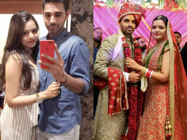 Bhuvneshwar Kumar Love Story: इंडियन क्रिकेट टीम के पॉपुलर खिलाड़ी भुवनेश्वर कुमार ने अपनी पड़ोस में रहने वाली नुपुर नागर से शादी की है. आज हम आपको दोनों की दिलचस्प लव स्टोरी बताएंगे.