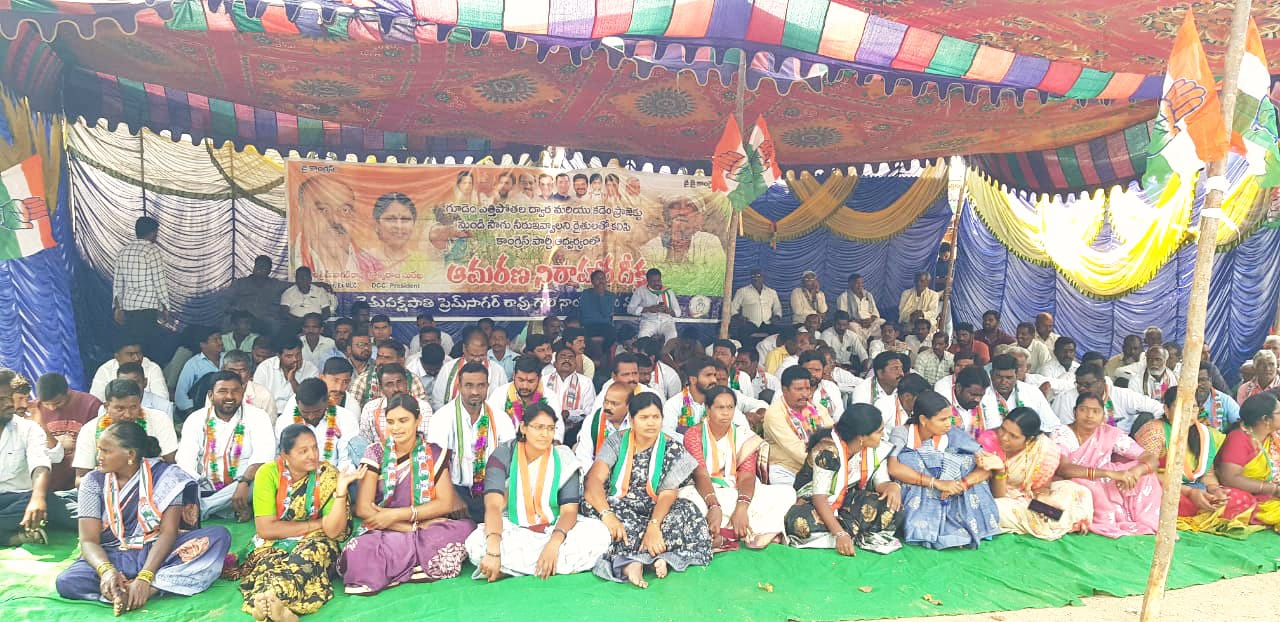 Farmers Hunger Strike: మంచిర్యాల రైతుల ఆమరణ నిరాహార దీక్ష - గూడెం ఎత్తిపోతల పథకం ద్వారా సాగునీరు అందించాలని డిమాండ్!