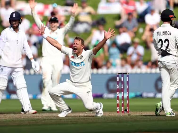 ENG vs NZ Test New Zealand won test against England with one run know details ENG vs NZ : याला म्हणतात 'रोमहर्षक विजय', अवघ्या एका रनने न्यूझीलंडने जिंकला कसोटी सामना, नील वॅगनर ठरला हिरो