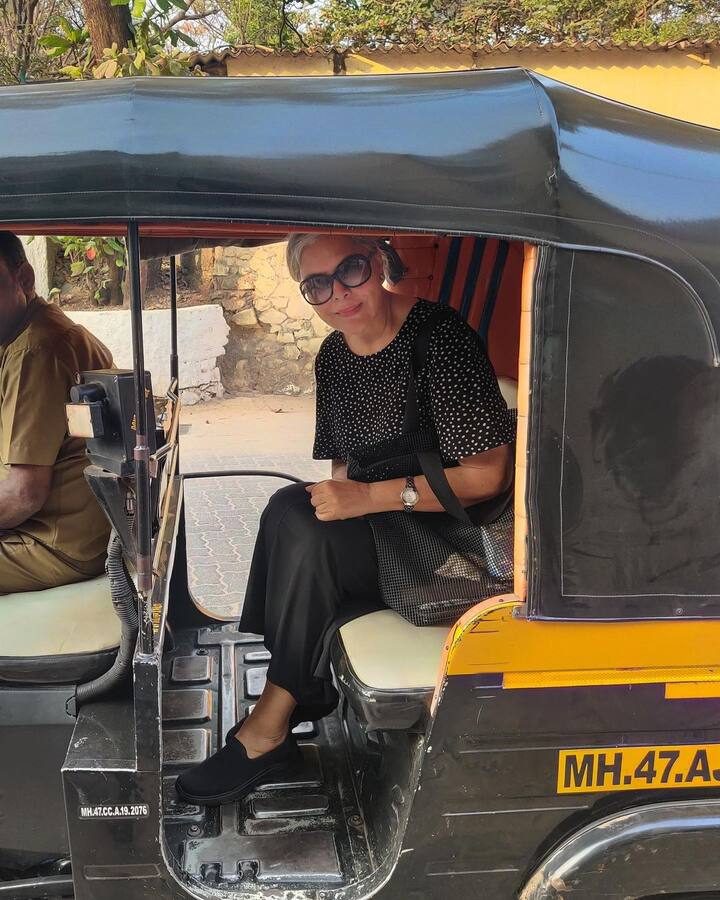 She wrote, “In the 70s the film and fashion industry was absolutely male dominated, and I would often be the only woman on a set. Over the course of my career I have been photographed and filmed by many talented men. A woman’s gaze though, is different. This series of pictures was shot by young photographer @tanyyaa.a_ in the comfort of my home. No lights, no makeup artist, no hairdresser, no stylist, no assistants. Just a lovely sunny afternoon together. It’s such a pleasure to see so many young women working on both sides of the lens today. I look forward to discovering more such talent on Instagram.” 