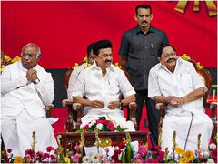 एमके स्टालिन की रैली में पहुंचे अखिलेश यादव और मल्लिकार्जुन खरगे, कहा- एकजुट होना होगा, पीएम पद पर भी दिया बयान