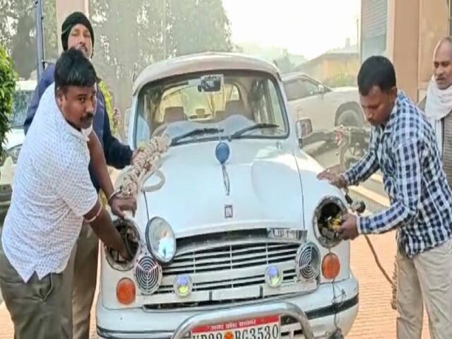 Bihar News: Alcohol Found Inside The Headlight In Gopalganj Yogi Sarkar  Board Establsihed On The Car Ann | Bihar News: कार पर लगा था योगी सरकार का  बोर्ड, फिर भी नाकाम हो