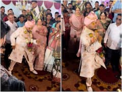 दुल्हन को देख दूल्हा हो गया बेकाबू, धमाकेदार डांस से जीता सभी का दिल