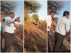 'जो आडवा आला त्याला जेसीबीच्या खाली घ्या', बीडमधील मुजोर अधिकाऱ्याचा व्हिडीओ व्हायरल; निलंबनासाठी गावकरी आक्रमक