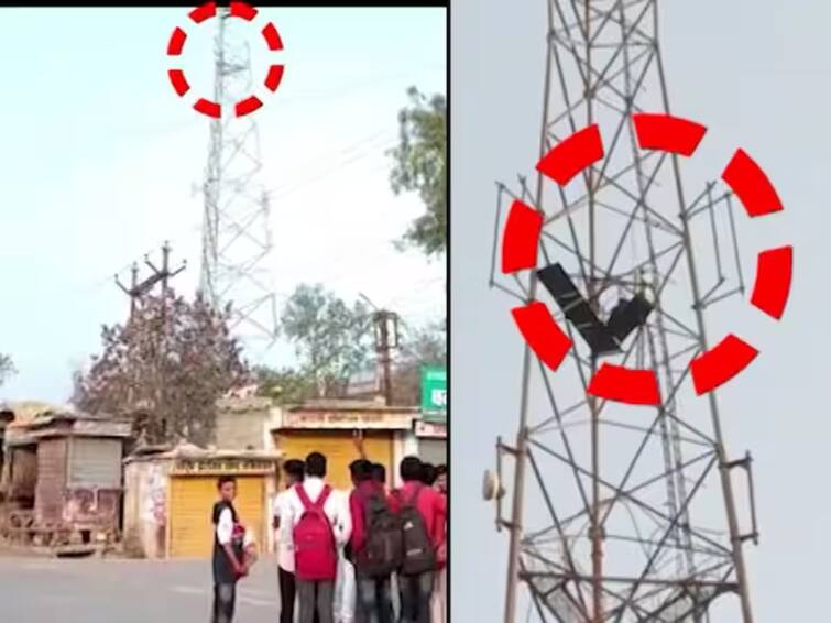 Dharashiv News ST employee who climbed mobile tower and protested to get demands of ST employees came down after 11 hours Dharashiv News : तब्बल 11 तासानंतर टॉवरवरून खाली उतरला आंदोलक, एसटी कर्मचाऱ्यांच्या मागण्या मान्य करण्याचं प्रशासनाचं आश्वासन