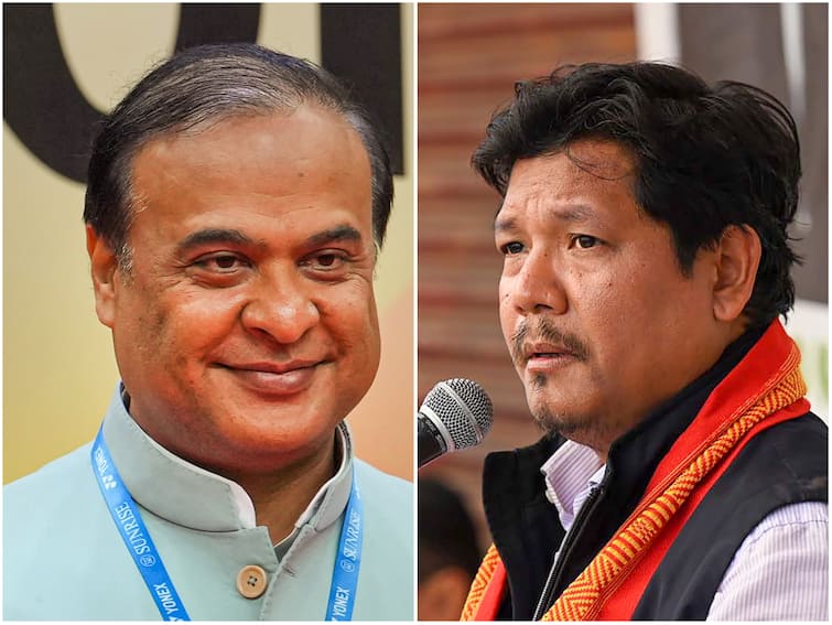 Assam-Meghalaya CMs Meet Post-Poll BJP-NPP Alliance Himanta Biswa Sarma Conrad Sangma Late-Night Meet Between Assam, Meghalaya CMs Sparks Speculation Of Post-Poll BJP-NPP Alliance