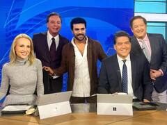 अमेरिका में राम चरण को बुलाया गया इंडिया का ब्रैड पिट, RRR एक्टर का रिएक्शन वीडियो वायरल