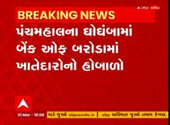 Panchmahal : ઘોઘંબામાં BOBમાં કેશિયર હાજર ન રહેતા ખાતેદારોએ મચાવ્યો હોબાળો, જુઓ અહેવાલ