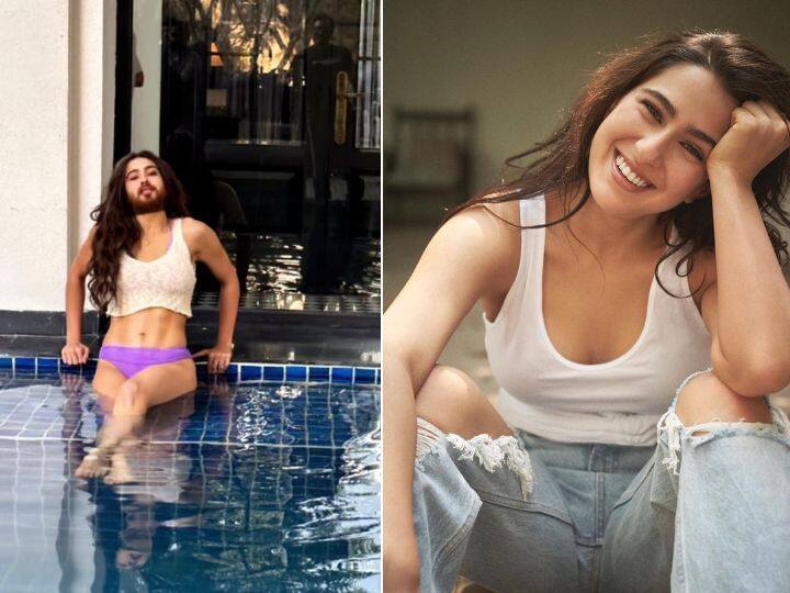 Sara Ali Khan wished Homi Adajania a unique birthday, the actress was seen in a beard