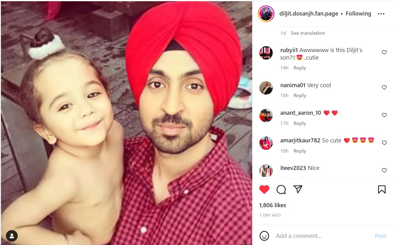 Diljit Dosanjh: ਦਿਲਜੀਤ ਦੋਸਾਂਝ ਦੀ ਪੁੱਤਰ ਨਾਲ ਤਸਵੀਰ ਆਈ ਸਾਹਮਣੇ, ਫੈਨਜ਼ ਕਰ ਰਹੇ ਪਿਆਰ ਦੀ ਵਰਖਾ