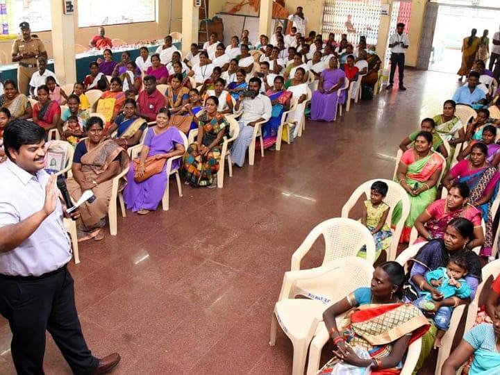 Governor's Information on Contraception Awareness Camp TNN குழந்தைகளுக்கு நாம் சேர்த்து வைக்கும் சொத்து குடும்ப நல அறுவை சிகிச்சை- கரூர் ஆட்சியர்