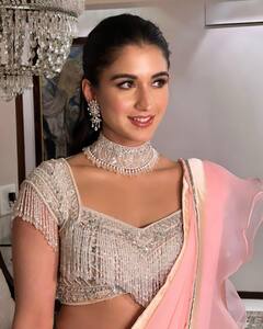 Radhika Merchant Photos: पेस्टल साड़ी, पिंक पर्स और चोकर नेकपीस में बेहद खूबसूरत दिखीं राधिका मर्चेंट, तस्वीरों पर टिकीं लोगों की निगाहें