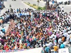 BRS Stage Protests Across Telangana Against LPG Cylinder Price Hike - See PICS