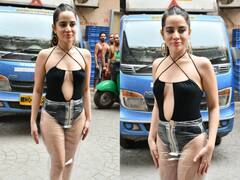 Uorfi Javed: मोनोकिनी के साथ डाइनिंग टेबल का ट्रांसपेरेंट कवर पहनकर आ गईं उर्फी जावेद, तस्वीरें देख आप भी माथा पकड़ लेंगे!