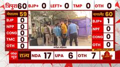 TMC overtakes NPP with 20 seats. BJP, Congress trail in early trends | Abp news
