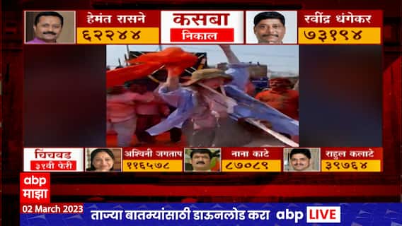 Ravindra Dhangekar Celebration :कसब्याल्या सेलिब्रेशनमध्ये एक परदेशी महिला नाचतानाचा व्हिडीओ व्हायरल