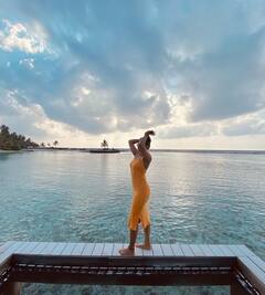 Sapthami Gowda Photos: मालदीवमध्ये सुट्टीचा आनंद घेत आहे 'कंतारा'ची 'लीला', शेअर केले हाॅट फोटो