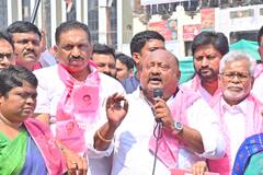 In Pics: గ్యాస్ బండలతో కదంతొక్కిన బీఆర్ఎస్ - ధర పెంపుపై రాష్ట్రవ్యాప్త నిరసనలు