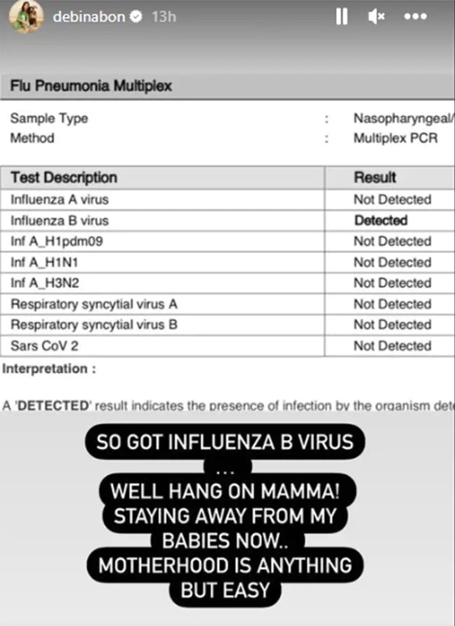 Influenza B Virus: अभिनेत्री देबिना बॅनर्जीला 'इन्फ्लुएन्जा बी' व्हायरसची लागण; काय आहेत लक्षणं? जाणून घ्या