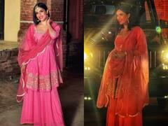 Neha Malik Desi Look: બિકીની છોડીને દેસી લૂકમાં કેર વર્તાવતી દેખાઇ નેહા મલિક, કિલર સ્માઇલે લૂંટી મહેફિલ