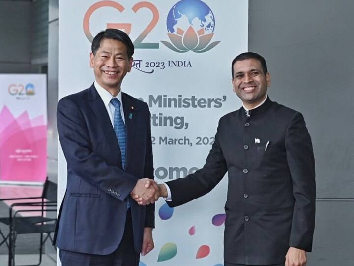 The Deputy Finance Minister of Japan will be attendind the meet as the Finance Minister couldn't arrive due to some personal reasons. (Image Source: Twitter | @MEAIndia)
