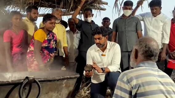 Nara Lokesh Yuvagalam | నల్లబెల్లం తయారీదారులతో నారా లోకేశ్ ఇంట్రెస్టింగ్ ముచ్చట్లు | ABP Desam