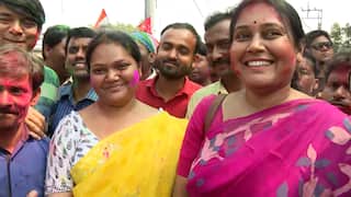 Sagardighi Assembly Bypoll 2023: ব্যবধান বাড়াচ্ছেন বায়রন বিশ্বাস, জয় ঘোষণার আগেই উৎসবের মেজাজ সাগরদিঘিতে