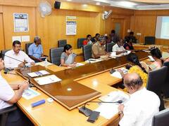 தேசிய அளவிலான ஊராட்சி விருதுக்கான தகுதியான ஊராட்சி - கரூர் ஆட்சியர் ஆய்வு