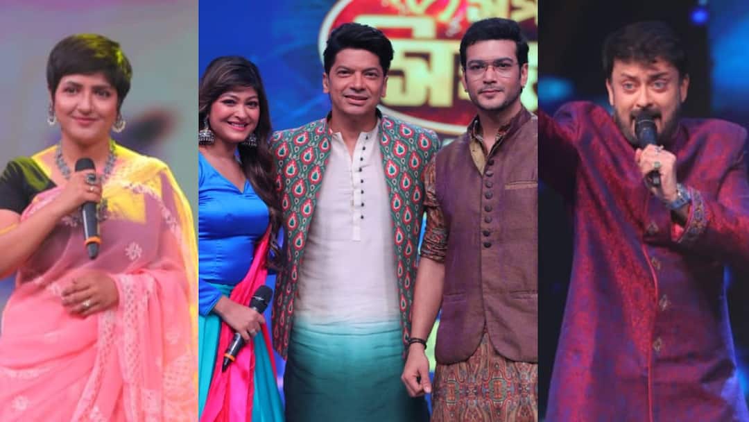Super Singer: Saheb, Rqukma, Langajita, Abhishek came into Super Singer season 4 for Holi special episode, know in details Super Singer: মঞ্চে সাহেব, রুকমা, লগ্নজিতা, অভিষেক, রঙে-সুরে জমজমাট মঞ্চ