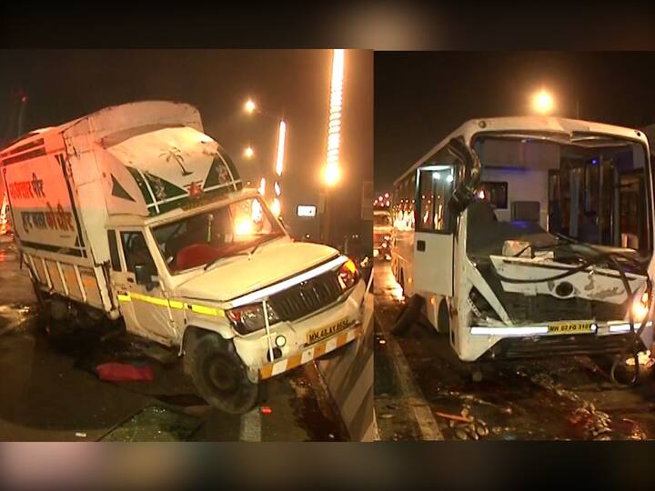 Mumbai Accident :  मुंबईतील वेस्टर्न एक्स्प्रेस हायवेवरील वाकोला ब्रिजवर मध्यरात्री टेम्पो आणि बसमध्ये धडक होऊन अपघात झाला. या अपघातात टेम्पो चालकाचा मृत्यू झाला.