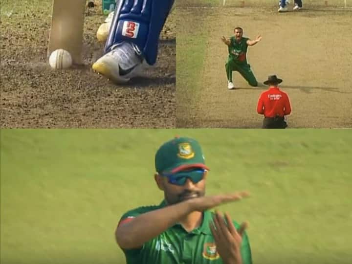 Bangladesh trolled severely for using DRS against England in 2nd ODI after ball hits middle of bat ENG vs BAN Video Goes Viral Video: DRS की वजह से सोशल मीडिया पर ट्रोल हो गए बांग्लादेशी कप्तान, पढ़ें क्या था पूरा मामला