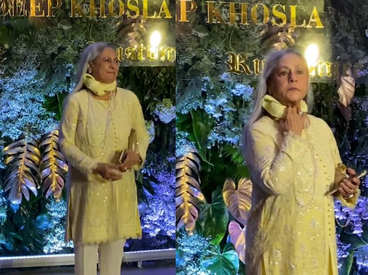 Jaya Bachchan Poses For Photos At Abu Jani Sandeep Khosla's Party. Says, 'Dekha Kitna Smile Kar Rahi Hun Main' Jaya Bachchan Poses For Photos At Abu Jani Sandeep Khosla's Party. Says, 'Dekha Kitna Smile Kar Rahi Hun Main'