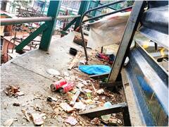 हिमाचल राज्य सचिवालय से 50 मीटर की दूरी पर कूड़े का ढेर, प्रतिबंधित तंबाकू के पैकेट भी आते हैं नजर