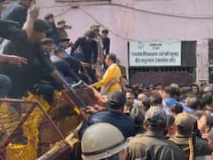 सतीश पूनियां की अगुवाई में BJYM का हल्ला बोल, पेपर लीक को लेकर हुआ विरोध प्रदर्शन