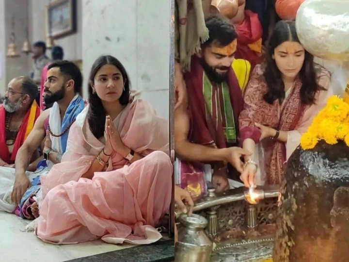Virat Kohli Visited Mahakaleshwar Temple In Ujjain With Wife Anushka Sharma | Virat Kohli: बाबा महाकाल के दर्शन करने पहुंचे कोहली, पत्नी अनुष्का ने बताई यहां आने की वजह