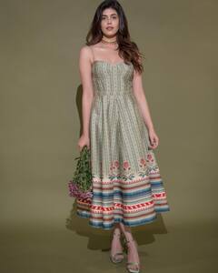 Sanjana Sanghi Poses In Green Ethnic Dress. See Pics