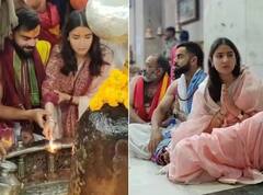 અનુષ્કાએ પતિ વિરાટ કોહલી સાથે મહાકાલના કર્યા દર્શન, જુઓ તસવીરો