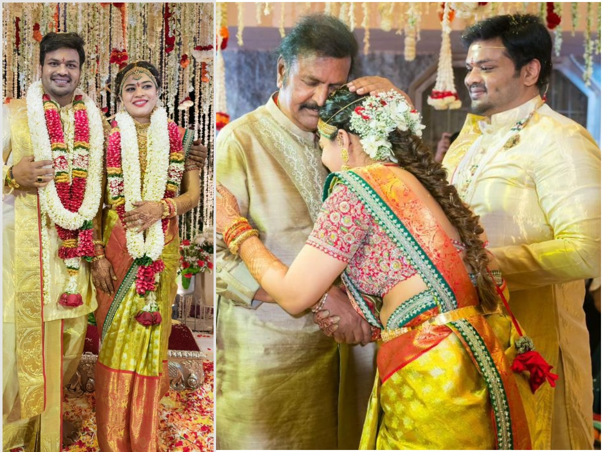 Manchu Manoj ties Knot With Bhuma Naga Mounika With Mohan Babu Blessings  See Pics | Mohan Babu At Manoj Wedding : మోహన్ బాబు ఆశీసులతో మనోజ్ - మౌనిక  పెళ్లి, పుకార్లకు చెక్ పెట్టిన మంచు ...