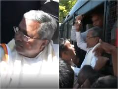 High Drama In K'taka As Congress Demands BJP MLA's Arrest In Bribe Case, Siddaramaiah Detained: Top Points
