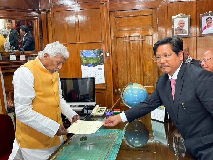 meghalaya government formation twist hspdp withdraw after mla support Conrad Sangma npp मेघालय में संगमा सरकार की राह मुश्किल, HSPDP के दो विधायकों ने दिया समर्थन, पार्टी ने लिया वापस