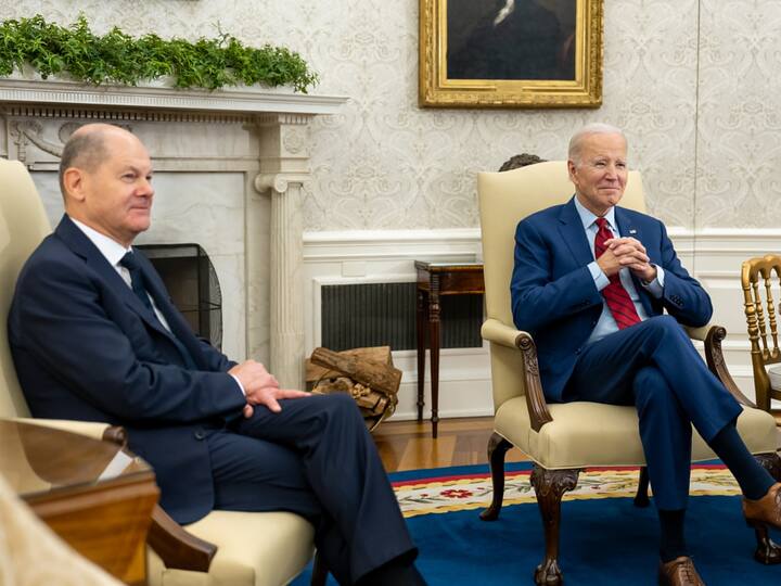 Ready To Impose Costs On Russia As Long As Necessary: US President Joe Biden, German Chancellor Olaf Scholz Discuss Ukraine War Ready To Impose Costs On Russia As Long As Necessary: Biden, Germany's Scholz Discuss Ukraine War