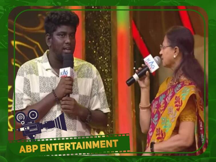 Super singer contestant pooja mother warns DJ Black vijay tv this week promo goes viral online DJ Black : டிஜே பிளாக் காதல் லீலை... கோபத்துடன் எண்டு கார்டு போட்ட பூஜாவின் அம்மா... பரபரப்பில் சூப்பர் சிங்கர் மேடை..!