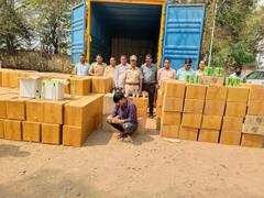 कोल्हापुरात भरारी पथकाकडून गोवा बनावटीचा 67 लाख 3 हजार रुपयांचा मद्यसाठा जप्त